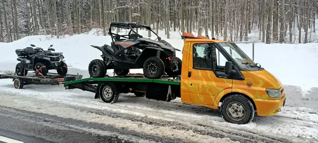 Intervenție rutieră în teren